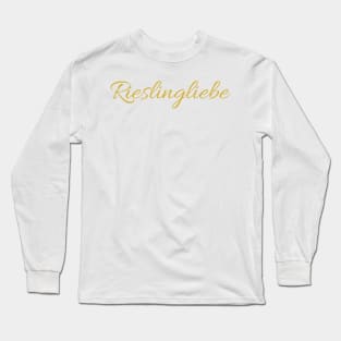 Riesling love in gold Long Sleeve T-Shirt